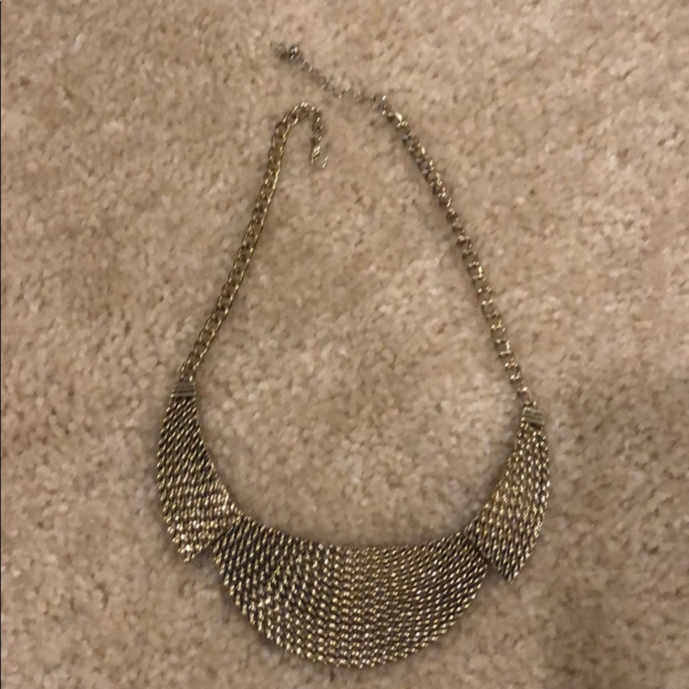 Gold-Plated Statement Necklace